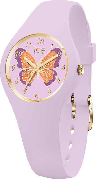 This Ice Watch Ice Fantasia - Butterfly Lilac Analogue Watch for Girls is the perfect timepiece to wear or to gift. It's Lilac 28 mm Round case combined with the comfortable Lilac Silicone watch band will ensure you enjoy this stunning timepiece without any compromise. Operated by a high quality Quartz movement and water resistant to 10 bars, your watch will keep ticking. Fall for a light and refined purple with ICE fantasia - Butterfly Lilac! High quality 19 cm length and 12 mm width Lilac Silicone strap with a Buckle Case diameter: 28 mm,case thickness: 9 mm, case colour: Lilac and dial colour: Multicolour