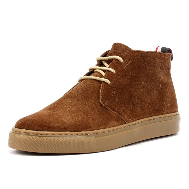Ben Sherman Parka Herren Wildleder Stiefel In Braun Chukka Stiefel mit einem hochwertigen Wildleder-Obermaterial für einen eleganten, zeitlosen Look. Verfügt über eine strapazierfähige Gummisohle für überragende Traktion und Komfort. Perfekt für lässige und smart-casual Styling.