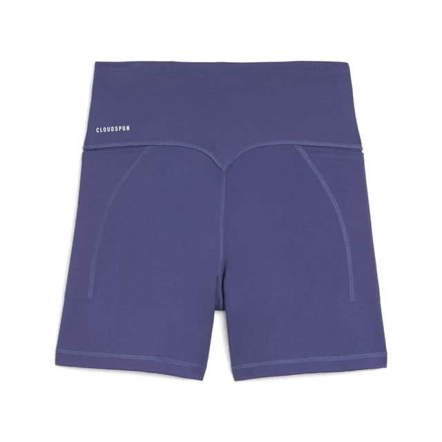 PRODUCT STORY: Train like never before in these high-waisted shorts, sculpting your every move. CLOUDSPUN fabric wicks moisture for peak performance, while a tight, streamlined fit enhances your workout. With hardcore softness and premium comfort, push through your routine in style. FEATURES & BENEFITS: Made with at least 70% recycled materials; dryCELL: Performance technology designed to wick moisture from the body and keep you free of sweat during exercise; CLOUDSPUN: Custom-milled performance poly/spandex blend, this fabric meets the highest performance standards while still feeling like an ultra soft cotton. DETAILS: Tight fit; 250 gsm, interlock; Sculpting design lines; High rise; PUMA branding details.  Our model is 174 cm tall and is wearing size S UK.
