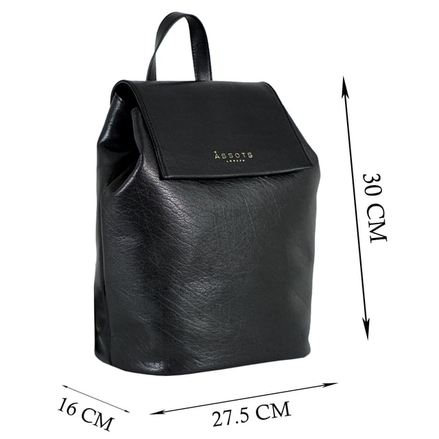 A stylish backpack in our exclusively developed soft milled leather. The unique shape and minimalistic design is ideal for travel and day to day use. A full grain leather bag that provides the space and ease to carry items such as tablets, ipads, notebooks, purses and much more... A hidden button with adjustable tab gives security and allows to maintain the shape of your 'Jermyn' medium-sized full grain leather backpack.
Top grab handle. Lightweight. Fits ipads and tablets. Flap magnet closure. Additional internal adjustable tab for security and space. Adjustable leather shoulder strap. Internal utility features, include: Zip pocket. Fittings colour: Clean Brass. Composition: Body: 100% Genuine Leather. Lining: 100% Cotton.
DISCLAIMER : All pictures shown are for illustration purpose only. Actual product colour may vary due to different ambience lighting or the screen display settings. Size- W27.5cm x H30cm x D16cm.