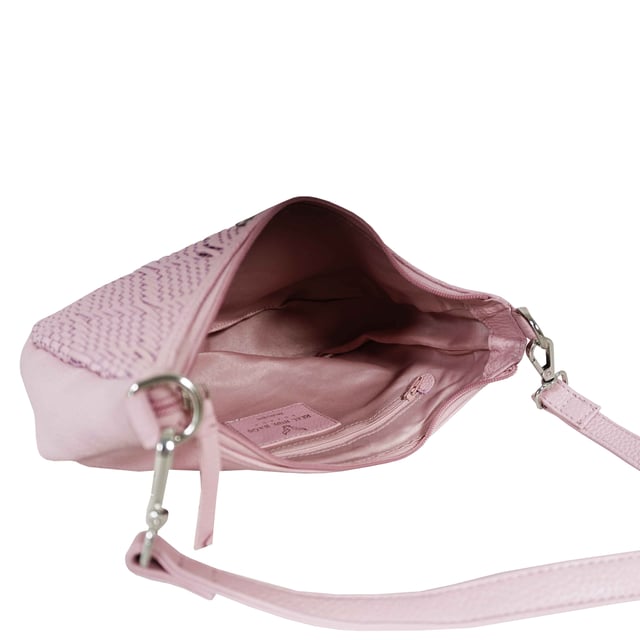 Indulge in luxury with the Assots Premium 'Wonder Weave' Real Leather Woven Designer Shoulder Crossbody Bag. Meticulously crafted with articulate weaving, this bag exudes sophistication and perfection. Its artisanal slot weave creates a unique sense of movement and texture, making it a versatile and luxurious everyday companion. Its versatile design allows it to be worn as a crossbody or shoulder bag, with detachable handles for convenience. Beautiful diamond shaped weaving with the finest full grain genuine leather. Detachable shoulder and crossbody handles to be worn as a crossbody bag or a shoulder bag. Lightweight. Secured zip closure opens to a fully lined and roomy compartment to accommodate all your essentials. Internal zip pocket for your smartphone, house keys and car keys. Available in 13 more elegant colours. Fittings Colour: Silver Nickel. Composition: Body: 100% Genuine Leather, Lining: Polyester. DISCLAIMER: All pictures shown are for illustration purpose only. Actual product colour may vary due to different ambience lighting or the screen display settings. Size- W29cm x H18cm x D8cm.