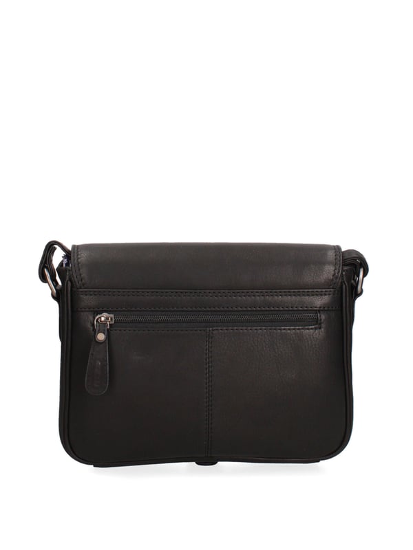 Bolso bandolera para hombre. El cierre es con botón magnético. Los bolsillos internos son uno con cremallera y otro abierto. Los bolsillos externos son uno en la espalda con cremallera. La bandolera es ajustable en piel. Falta el mango. Hay dos compartimentos internos. El material exterior es auténtica piel de becerro engrasada. Internamente está forrado en tejido 70% algodón - 30% poliéster. Medidas: 24x19x7 cm. Producto de moda