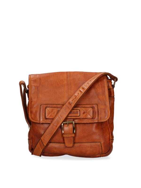 als man Crossbody tas met magnetische knoopsluiting. twee met binnenzakken met ritssluiting. één voorkant met ritssluiting en één achterkant met externe zakken met rits. verstelbaar in lederen schouderband. ontbrekend handvat. twee binnenvakken.  extern materiaal. gevoerd met 70% katoen - 30% polyester binnenkant. Afmetingen: 26x31x8 cm. Modeproduct