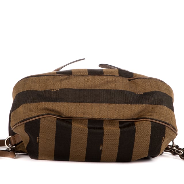 Fendi Bolsas Flap Messenger Top Handle  Bolso bandolera en Marrón Lienzo y Plata hardware. El producto está en en Excelentes Condiciones (A).
  Dimensiones: 30x23x9 cm 
  Accesorios incluidos: "Strap, Key Ring in Clochette"
    
  BrandCo Paris encuentra artículos raros y en las mejores condiciones a precios increíbles. ¡Vale la pena tener paciencia! Compra con confianza: todos los artículos de BrandCo Paris son seleccionados y autenticados cuidadosamente por nuestro equipo de expertos.
  Todos los artículos vienen con un certificado de autenticidad y un embalaje entregado por BrandCo Paris.
  Tabla de clasificación de la condición del artículo
  N (como nuevo)
  AA (perfecto estado)
  A (excelente estado)
  AB (muy buen estado)
  B (bueno/regular)