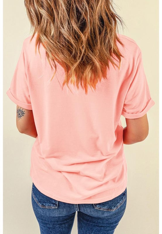 Pink Floral Printed Crew Neck Flag Day T Shirt
  Delicate floral pattern
  Classic crew neck style
  Short sleeves
  Available in a range of sizes
  See size chart for details
Material: 62% Polyester 32% Cotton 6% Elastane