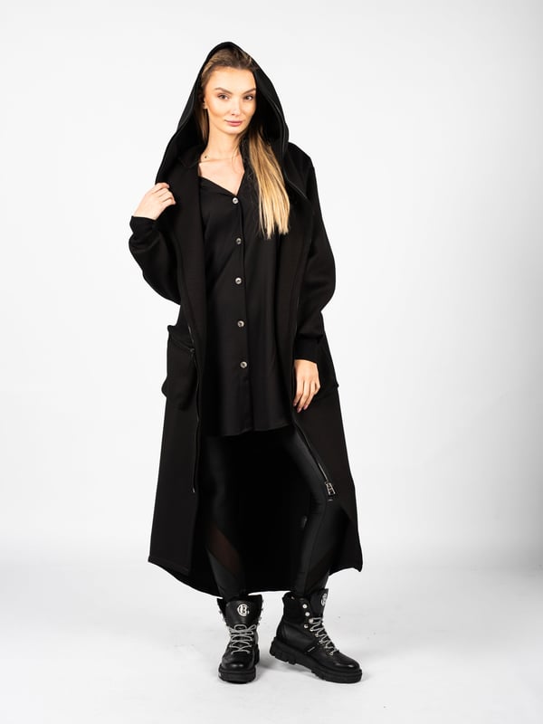 La Haine Inside Us Abrigo Unisex-LW623 de mujer negro Estilo holgado
Unisex
Cierre de cremallera con logotipo
Con capucha
Dos bolsillos delanteros con cierre de cremallera
Bajo redondeado
Mangas con puños elásticos
Hecho con tejido de alta calidad
Fabricado en Italia