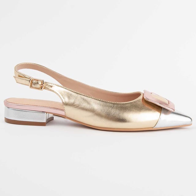 Casual Ballerinas für Damen. Innensohle aus 100% natürlichem Leder. Bequeme Passform. Hergestellt von anderen Marken für unsere Marke.
