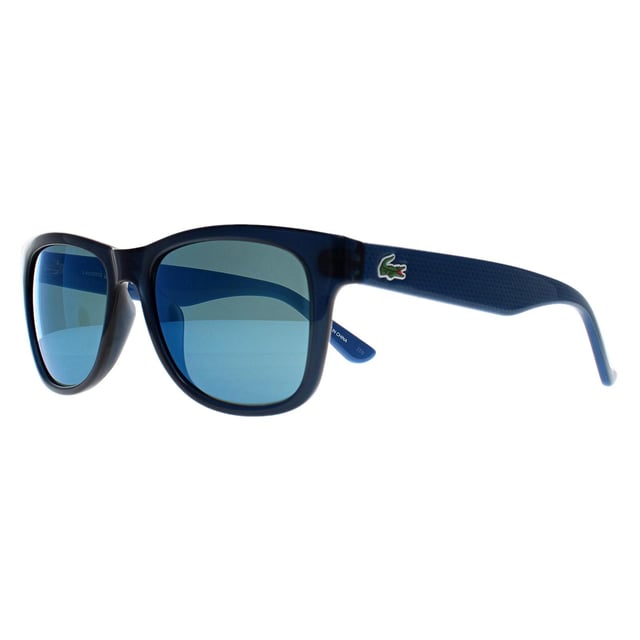 Lacoste Rectangle Mens Blue  Blue L734S  Sunglasses feature a bold, contemporary design with sleek lines and a sturdy frame. Offering superior sun protection, these sunglasses are ideal for those who want both style and comfort.