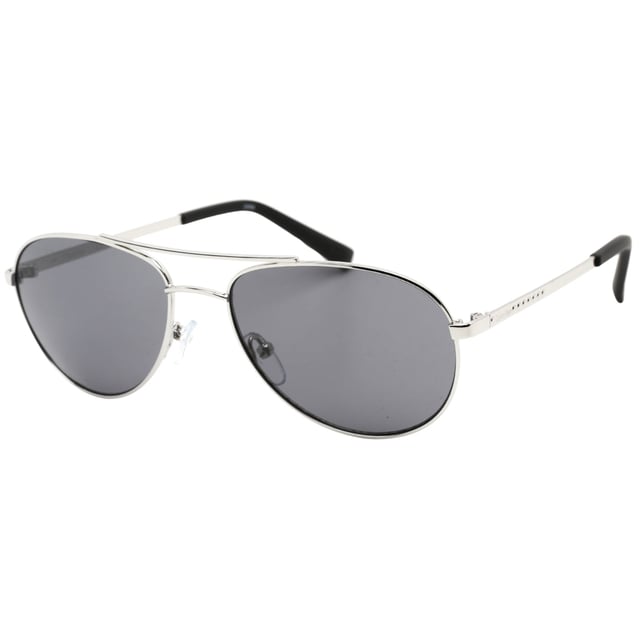Lens Width = 55mm, Nose Bridge Width = 17mm, Arm Length = 0mm, Experience luxury and sophistication with the Sunglass. Crafted from the finest materials, these sleek sunglasses feature 100% UVA/UVB protection and refined metallic accents., Sunglasses, Sunglasses Case, Cleaning Cloth and Care Instructions all Included, 100% Protection Against UVA &amp; UVB Sunlight and Conform to British Standard EN 1836:2005, Silver Sunglass