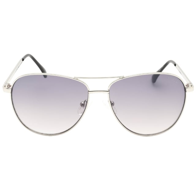 Lens Width = 58mm, Nose Bridge Width = 14mm, Arm Length = 140mm, Experience luxury and sophistication with the Sunglass. Crafted from the finest materials, these sleek sunglasses feature 100% UVA/UVB protection and refined metallic accents., Sunglasses, Sunglasses Case, Cleaning Cloth and Care Instructions all Included, 100% Protection Against UVA &amp; UVB Sunlight and Conform to British Standard EN 1836:2005, Silver Sunglass
