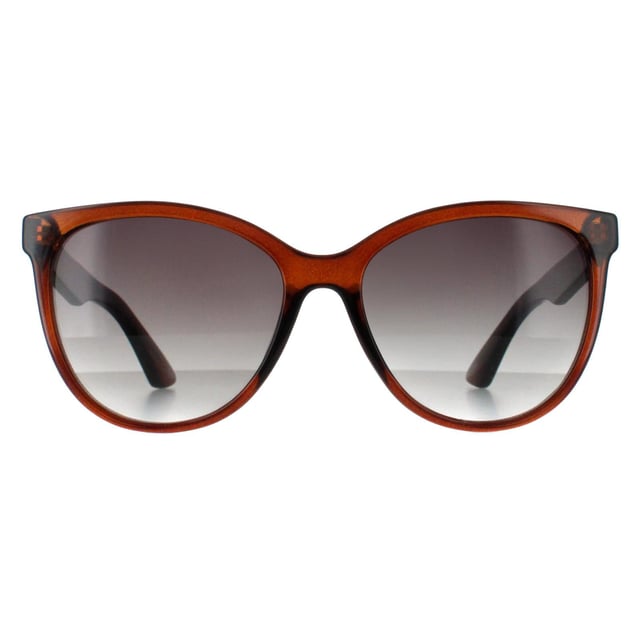 Smarty Round Womens Transparent Brown Grey SB2312  Sunglasses are the perfect combination of style, comfort, and protection. With a sleek, modern frame and lightweight construction, these sunglasses offer a comfortable fit thatâ€™s ideal for all-day wear. The high-quality lenses provide excellent UV protection, safeguarding your eyes from the sun's harmful rays.