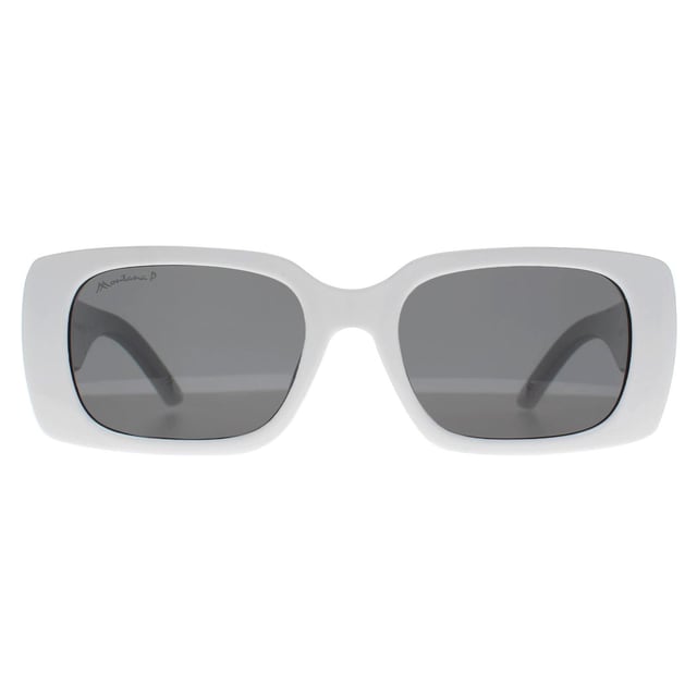 Montana Rectangle Womens Shiny White Smoke Polarized MP194  Sunglasses offer a stylish and practical solution for those seeking superior sun protection and comfort. Designed with high-quality lenses that provide UV protection, these sunglasses shield your eyes from harmful rays while enhancing clarity and reducing glare in bright conditions. The lightweight, durable frame ensures a secure and comfortable fit, making them ideal for extended outdoor activities like driving, hiking, or sports.