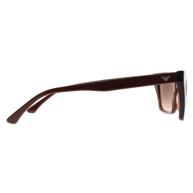 Die Emporio Armani Cat Eye Womens Brown Brown Gradient EA4169 Sonnenbrille bietet ein kühnes Design mit einer Katzenaugenform, die sowohl volle Abdeckung als auch modischen Reiz bietet. Sie ist das perfekte Accessoire fÃ¼r alle, die ein Statement setzen und gleichzeitig optimalen Sonnenschutz genieÃŸen mÃ¶chten.