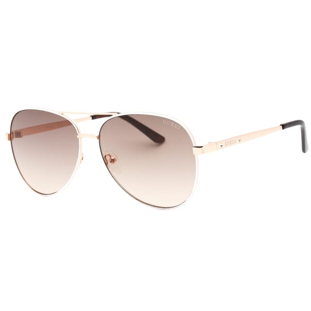 Lens Width = 60mm, Nose Bridge Width = 13mm, Arm Length = 140mm, Experience luxury and sophistication with the Sunglass. Crafted from the finest materials, these sleek sunglasses feature 100% UVA/UVB protection and refined metallic accents., Sunglasses, Sunglasses Case, Cleaning Cloth and Care Instructions all Included, 100% Protection Against UVA &amp; UVB Sunlight and Conform to British Standard EN 1836:2005, Rose Gold Sunglass