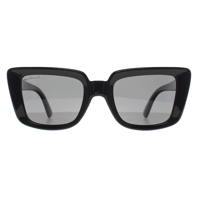Montana Rectangle Womens Shiny Black Smoke Polarized MP193  Sunglasses deliver a perfect blend of high-performance protection and contemporary style, making them ideal for both outdoor adventures and everyday wear. Featuring premium lenses that offer superb UV protection, these sunglasses effectively shield your eyes from harmful rays while enhancing visual clarity by reducing glare. The lightweight, durable frame provides a comfortable fit for extended wear, while the sleek, modern design adds a sophisticated touch to your look.