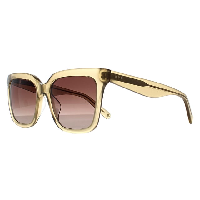 Banana Republic Square Womens Crystal Green Brown Gradient BR 3006/S  Sunglasses feature a stylish, high-fashion frame that combines bold lines with comfort. They are perfect for individuals who want to make a statement while enjoying superior sun protection.