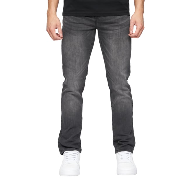 99% Cotton, 1% Elastane. Design: Plain. Pockets: 2 Front Pockets, 2 Back Pockets. Fastening: Button. Branded Buttons, Riveted, Stretch. Fit: Slim. No. of Pockets: 5.