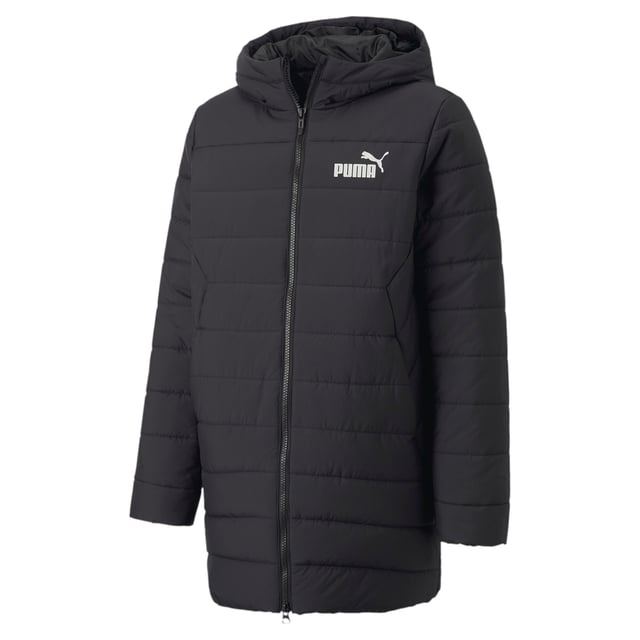 PRODUCT STORY: Fashion and function from front to back: this padded coat is perfect for kids who want to stay warm while on the move. It has a trio of innovative technologies to protect you from the wind, rain, and cold, as well as PUMA branding on both sides. FEATURES & BENEFITS: rainCELL: Technology designed to keep you protected from the rain and dry during exercise; warmCELL: Breathable cold weather technology designed to trap heat close to your body and keep you warm during exercise; windCELL: Technology designed to protect against the wind and keep you comfortable during exercise; Made with at least 20% recycled materials. DETAILS: Regular fit; Full-zip closure; Side seam pockets; Side panels and backwarded side seam; Clean hem; Clean cuffs with inner elastication and fleece lining; PUMA No. 1 Logo print on front; PUMA Wordmark on back.
