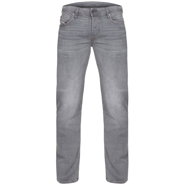 Diesel Grey Denim Jeans, 100 % Baumwolle, Diesel-Branding, Grey Denim, hergestellt in Bangladesch