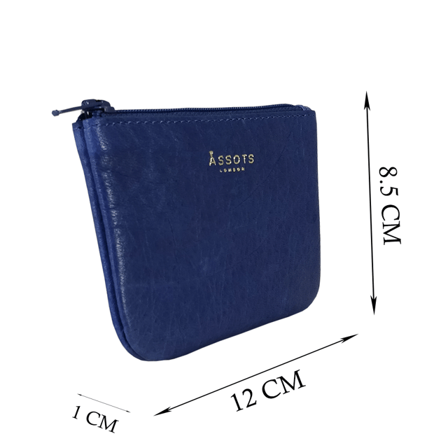 Assots 'Poppy' is a cute mini leather accessory handcrafted to compliment your collection of genuine leather handbags. Its simple and compact design is what makes this leather coin purse super practical and purposeful. Whether you prefer to carry one in lieu of a purse or keep one filled with change tucked inside your handbag, these pretty little things come in assorted colours.
Develops a unique rich patina with use to cherish over the years to come. Secured zip top closure. Embellished with an Assots London golden foil logo in the front. Opens to a fully lined interior in matching colour. Composition: Body: 100% Genuine Leather. Lining: Polyester.
DISCLAIMER : All pictures shown are for illustration purpose only. Actual product colour may vary due to different ambience lighting or the screen display settings. Size- W12cm x H8.5cm x D1cm.