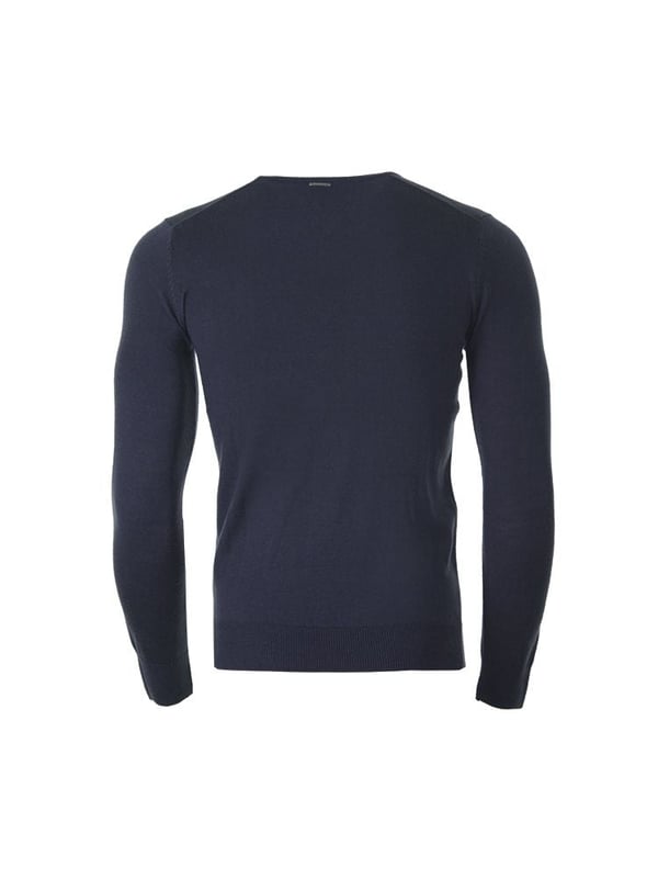 Estilo sencillo
Con cuello en V (v-neck)
Con logo metálico en la nuca
Mangas y bajo del suéter terminados con ribetes
Hecho de tejido de alta calidad.