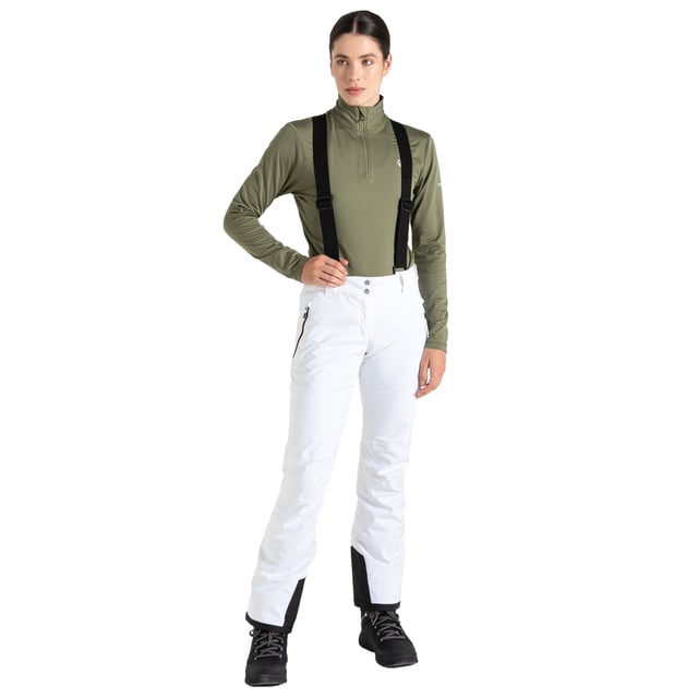 100% Polyester. Fabric: Recycled, Stretch. Fabric Technology: Abrasion Resistant, ARED 20/30, Breathable, Durable, Insulating, Water Repellent, Waterproof. Waistline: Adjustable, High Back. Articulated Knee, Belt Loops, Binding Detail, Detachable Braces, Powder Free, Snow Gaiters, Unrestricted Movement. Design: Contrast Detail, Logo. Fit: Slim. Hem: Tab Up. Fastening: Touch Fastening, Twin Button, Zip Fly.