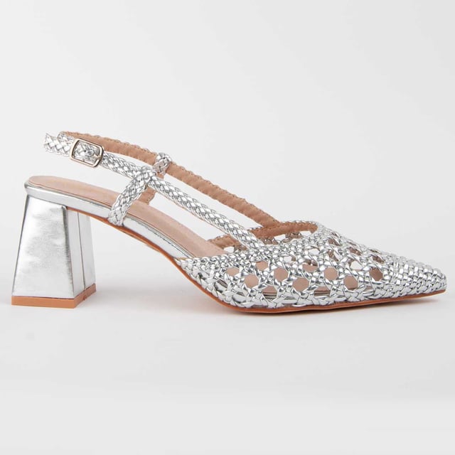 High Heel Schuh für Damen. Innensohle aus 100% natürlichem Leder. Bequeme Passform. Hergestellt von anderen Marken für unsere Marke. Ungefährer Maße: 6 cm Absatz.