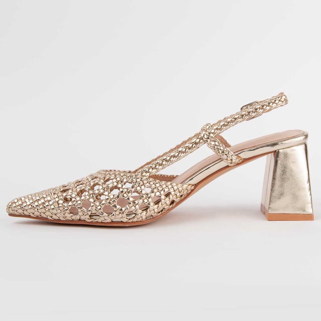 High Heel Schuh für Damen. Innensohle aus 100% natürlichem Leder. Bequeme Passform. Hergestellt von anderen Marken für unsere Marke. Ungefährer Maße: 6 cm Absatz.