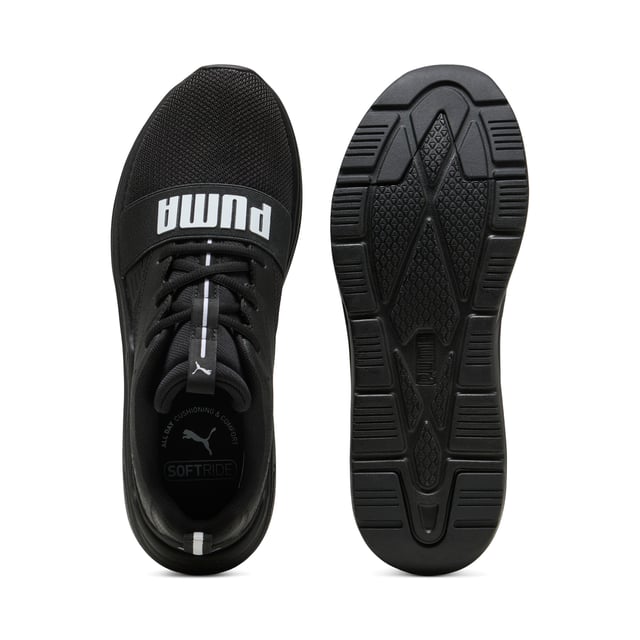 PRODUCT STORY: Unleash your city style with PUMA. Lightweight and breathable, these sneakers feature a mesh upper and CMEVA tooling. SOFTRIDE and SOFTFOAM+ cushioning deliver all-day comfort, making them perfect for your active, on-the-go lifestyle. FEATURES & BENEFITS: CMEVA: PUMA's compression-moulded EVA material for lightweight performance; SOFTRIDE: Soft foam designed for all-day cushioning and comfort; SOFTFOAM+: Step-in comfort sockliner designed to provide soft cushioning thanks to its extra thick heel. DETAILS: Regular width; Mesh upper; Lightweight construction; Lace closure; Rubber outsole; PUMA branding details.