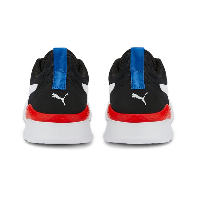 PRODUCT STORY: Deconstructed and refined, the Anzarun Lite Trainers ensure a clean look that's perfect for every occasion. Featuring a breathable mesh upper, a cushy EVA midsole and true heritage PUMA branding throughout, this trainer is comfort and style combined. FEATURES & BENEFITS: SoftFoam+: PUMA’s comfort sockliner for instant step-in and long-lasting comfort that provides soft cushioning every step of your day; PU midsole: PUMA’s Polyurethane midsole assists a smooth foot stride for comfortable wear and a futuristic look. DETAILS: Low boot; Mesh-based textile upper; EVA midsole for comfort; Non-marking rubber outsole for grip; PUMA Wordmark on tongue; PUMA Formstrip at lateral side; PUMA Youth style: recommended for older kids between 8 and 16 years; 74.92% Textile, 25.08% Synthetic.