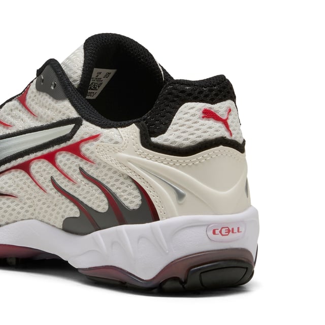 PRODUCT STORY: Re-introducing, the Inhale. Born in the 2000s, the Inhale first hit the scene as a performance runner. Its exaggerated lines, contours, and curves made it beloved on and off the track. Today, it’s back with an updated lifestyle silhouette and the same attitude. The Inhale is brimming with energy, can you match it? FEATURES & BENEFITS: Vegan certified product. DETAILS: Regular width; Mesh upper; Lace closure; Comfortable Ortholite® footbed; Textile lining; Rubber outsole; PUMA Youth: Recommended for older kids between 8 and 16 years.