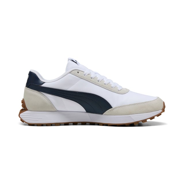 PRODUCT STORY: The Runtamed Lugged sneaker is designed for our trendsetters. Featuring rich details, the overall design remains functional and athletic. With its versatile and durable construction, the RunTamed sneaker is a reliable choice for any adventure. FEATURES & BENEFITS: The upper of the shoes is made with at least 20% recycled materials and the bottom is made with at least 10% recycled materials.; SOFTFOAM+: Step-in comfort sockliner designed to provide soft cushioning thanks to its extra thick heel. DETAILS: Regular fit; Laces; Textile upper; Rubber outsole; PUMA branding.