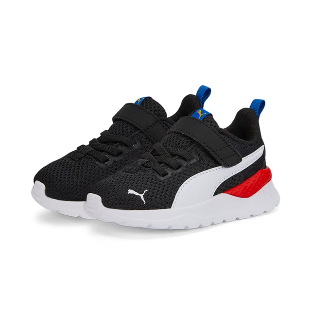 PRODUCT STORY: Anzarun Lite is PUMA's most refined Anzarun style. Featuring the Anzarun DNA, a mesh base upper and a comfy IMEVA midsole, this trainer provides a clean look. The true PUMA heritage branding rounds out the look. FEATURES & BENEFITS: IMEVA: PUMA’s midsole for a lightweight and comfortable feel; SoftFoam+: PUMA’s comfort sockliner for instant step-in and long-lasting comfort that provides soft cushioning every step of your day. DETAILS: Mesh material upper with synthetic overlays; Non-marking rubber outsole; PUMA Cat Logo on tongue, heel, and toe; PUMA Formstrip at lateral side; PUMA Babies’ style: recommended for toddlers between 0 and 4 years.