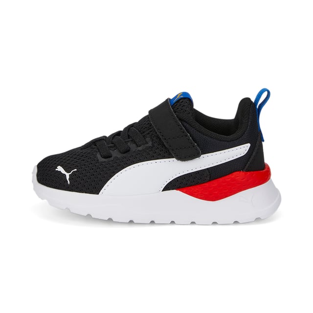 PRODUCT STORY: Anzarun Lite is PUMA's most refined Anzarun style. Featuring the Anzarun DNA, a mesh base upper and a comfy IMEVA midsole, this trainer provides a clean look. The true PUMA heritage branding rounds out the look. FEATURES & BENEFITS: IMEVA: PUMA’s midsole for a lightweight and comfortable feel; SoftFoam+: PUMA’s comfort sockliner for instant step-in and long-lasting comfort that provides soft cushioning every step of your day. DETAILS: Mesh material upper with synthetic overlays; Non-marking rubber outsole; PUMA Cat Logo on tongue, heel, and toe; PUMA Formstrip at lateral side; PUMA Babies’ style: recommended for toddlers between 0 and 4 years.