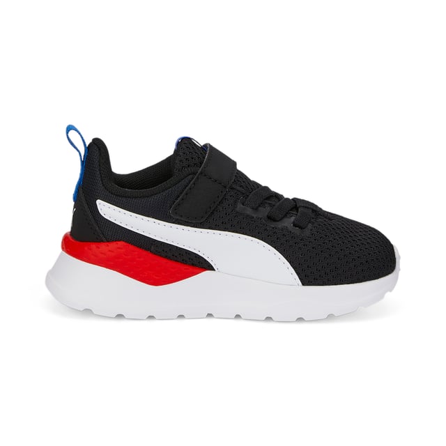 PRODUCT STORY: Anzarun Lite is PUMA's most refined Anzarun style. Featuring the Anzarun DNA, a mesh base upper and a comfy IMEVA midsole, this trainer provides a clean look. The true PUMA heritage branding rounds out the look. FEATURES & BENEFITS: IMEVA: PUMA’s midsole for a lightweight and comfortable feel; SoftFoam+: PUMA’s comfort sockliner for instant step-in and long-lasting comfort that provides soft cushioning every step of your day. DETAILS: Mesh material upper with synthetic overlays; Non-marking rubber outsole; PUMA Cat Logo on tongue, heel, and toe; PUMA Formstrip at lateral side; PUMA Babies’ style: recommended for toddlers between 0 and 4 years.