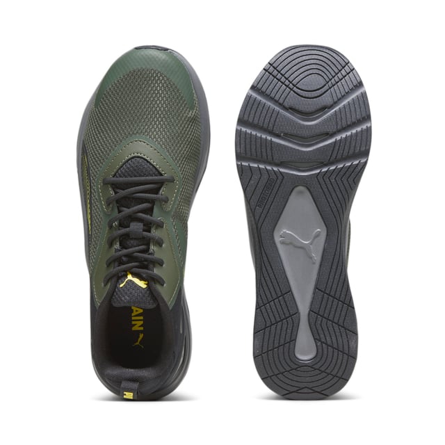 PRODUCT STORY: The all-new Infusion training shoes take inspiration from our renowned Fuse training shoes but tweaks it with a slimmer design language. Like the original Fuse, though, the cushioning is lightweight and responsive, perfect for long days at the gym, and the padded collar ensures your feet are secure for each lift. FEATURES & BENEFITS: PROFOAM: Lightweight EVA designed to cushion your landing and propel your next step; SOFTFOAM+: Step-in comfort sockliner designed to provide soft cushioning thanks to its extra thick heel. DETAILS: Durable eyestays and vamp with overlays; Full-length rubber midsole; TPU heel clip and padded foam collar; TPU heel clip and padded foam collar; PUMA Cat Logo on tongue.