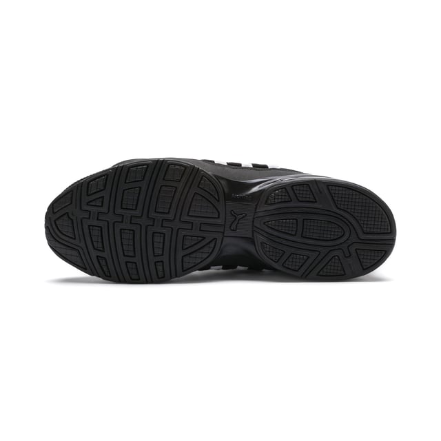 PRODUCT STORY: You train to push your limit. And the CELL Regulate Woven shoes are pushing the limits of comfort and support in running shoes. This fresh update on the CELL Regulate model features a woven textile upper, a TPU shank for hell and midfoot support and motion control, an EVA heel pod for cushioning and shock absorption and a rubber outsole for optimal grip and traction. DETAILS : Woven textile upper with overlay details; TPU shank provides midfoot support and motion control; Dynamic lacing system provides a secure fit and feel; EVA heel pod provides cushioning and shock absorption; Rubber outsole provides grip and traction; Heel pull tab for easy on/off; CAT Logo on tongue tab; PUMA-branded strap across vamp for added support.