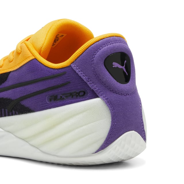 PRODUCT STORY: The All-Pro NITRO™ 2 brings an innovative approach to the basketball footwear space with a full NITROFOAM™ drop-in midsole and an engineered mesh upper. This evolution of our original All-Pro shoe is sleek, fast paced and ready to perform at the highest level. FEATURES & BENEFITS: NITROFOAM™: Advanced nitrogen-injected foam designed to provide superior responsiveness and cushioning in a lightweight package. DETAILS: Mesh upper with multi-zoned materials for targeted support, breathability and comfort; NITROFOAM™ drop-in midsole with EVA rim; Rubber outsole with anti-slip traction pattern; Regular fit; PUMA branding details.