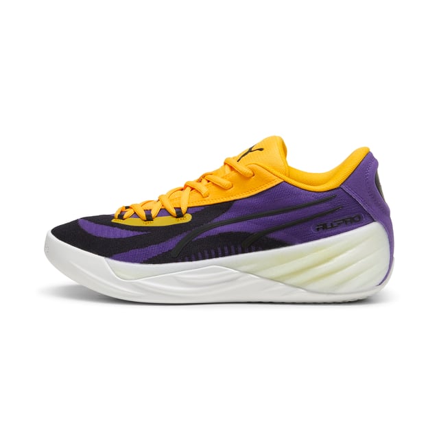 PRODUCT STORY: The All-Pro NITRO™ 2 brings an innovative approach to the basketball footwear space with a full NITROFOAM™ drop-in midsole and an engineered mesh upper. This evolution of our original All-Pro shoe is sleek, fast paced and ready to perform at the highest level. FEATURES & BENEFITS: NITROFOAM™: Advanced nitrogen-injected foam designed to provide superior responsiveness and cushioning in a lightweight package. DETAILS: Mesh upper with multi-zoned materials for targeted support, breathability and comfort; NITROFOAM™ drop-in midsole with EVA rim; Rubber outsole with anti-slip traction pattern; Regular fit; PUMA branding details.