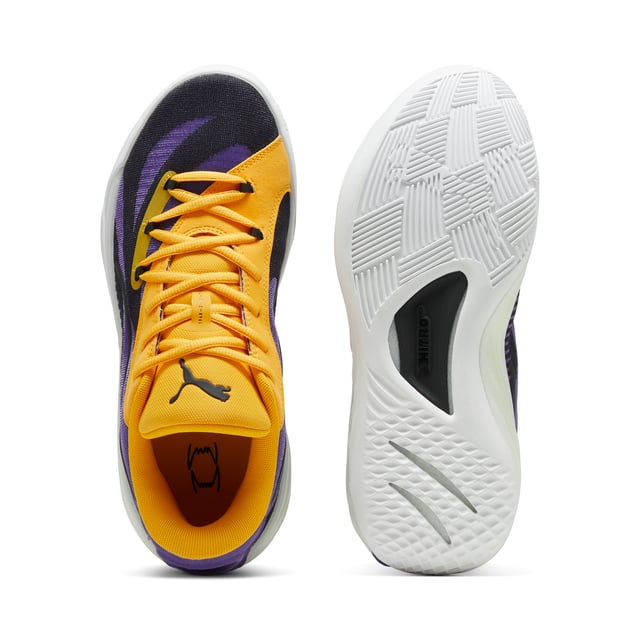 PRODUCT STORY: The All-Pro NITRO™ 2 brings an innovative approach to the basketball footwear space with a full NITROFOAM™ drop-in midsole and an engineered mesh upper. This evolution of our original All-Pro shoe is sleek, fast paced and ready to perform at the highest level. FEATURES & BENEFITS: NITROFOAM™: Advanced nitrogen-injected foam designed to provide superior responsiveness and cushioning in a lightweight package. DETAILS: Mesh upper with multi-zoned materials for targeted support, breathability and comfort; NITROFOAM™ drop-in midsole with EVA rim; Rubber outsole with anti-slip traction pattern; Regular fit; PUMA branding details.