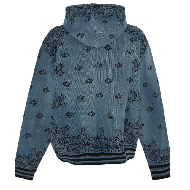 Blue Amiri Hoodie, Regular Fit, Fits True To Size, 100% Cotton, Made in Italy, Ribbed Sleeve and Waist Endings, Hoodie, Blue Hoodie, Streetwear
