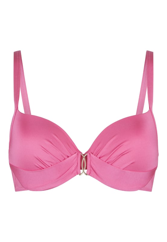 Beter veilig dan sorry! Deze bikini is voorgevormd, heeft verstelbare schouderbanden en is voorzien van beugels. Dit maakt deze bikini ook zeer geschikt voor grotere maten.