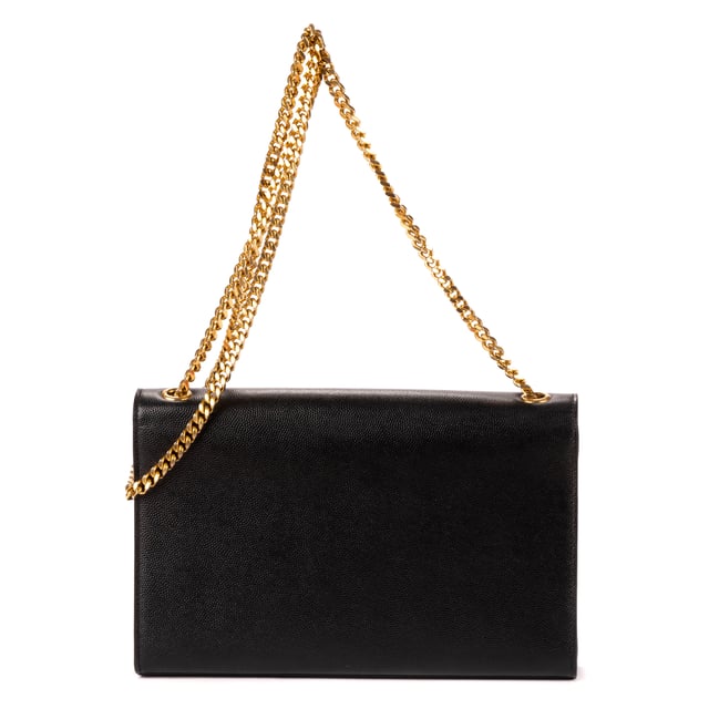 Yves Saint Laurent Bolsas Tassel Kate  Bolso bandolera en Negro Piel de becerro y Oro hardware. El producto está en en Perfectas Condiciones (AA).
  Dimensiones: 24x15x6 cm 
  Accesorios incluidos: None
    
  BrandCo Paris encuentra artículos raros y en las mejores condiciones a precios increíbles. ¡Vale la pena tener paciencia! Compra con confianza: todos los artículos de BrandCo Paris son seleccionados y autenticados cuidadosamente por nuestro equipo de expertos.
  Todos los artículos vienen con un certificado de autenticidad y un embalaje entregado por BrandCo Paris.
  Tabla de clasificación de la condición del artículo
  N (como nuevo)
  AA (perfecto estado)
  A (excelente estado)
  AB (muy buen estado)
  B (bueno/regular)
