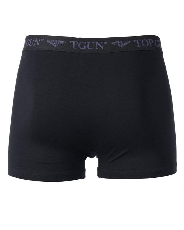 Die Boxershorts sind eng anliegend und besitzen an der Hüfte einen Gummizug mit Top Gun Logo. Hierbei handelt es sich um einen Doppelpack in verschiedenen Farbkombinationen.