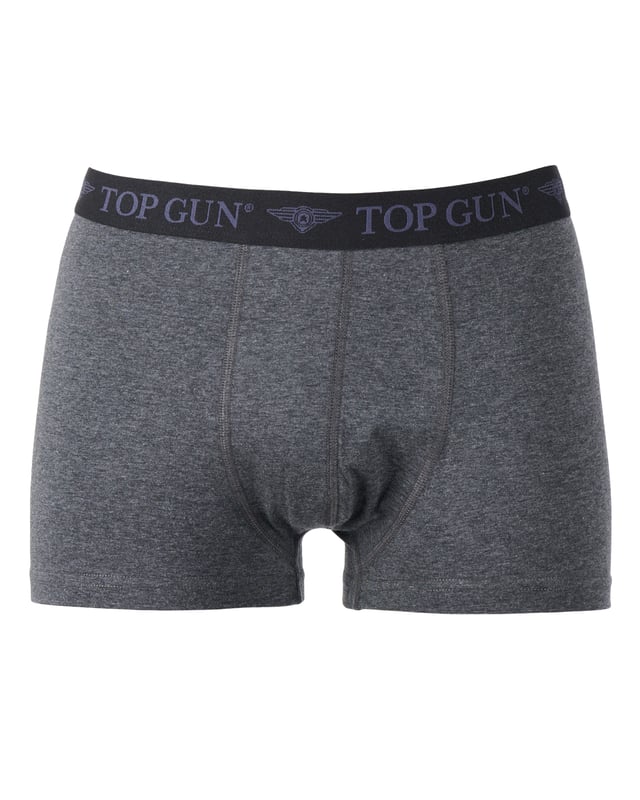 Die Boxershorts sind eng anliegend und besitzen an der Hüfte einen Gummizug mit Top Gun Logo. Hierbei handelt es sich um einen Doppelpack der in verschiedenen Farbkominationen erhältlich ist.