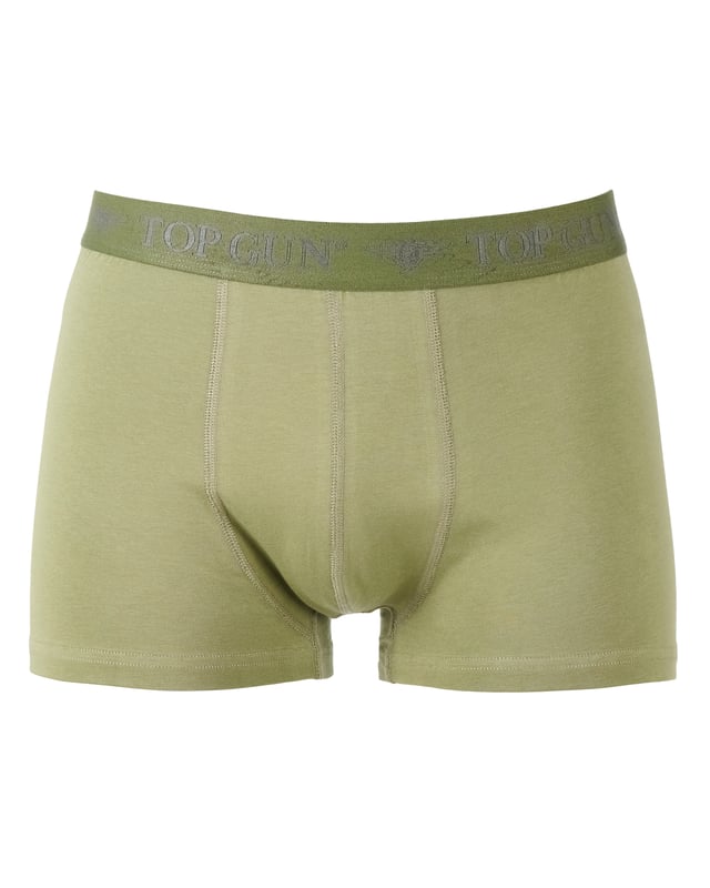 Die Boxershorts sind eng anliegend und besitzen an der Hüfte einen Gummizug mit Top Gun Logo. Hierbei handelt es sich um einen Doppelpack in verschiedenen Farbkombinationen.