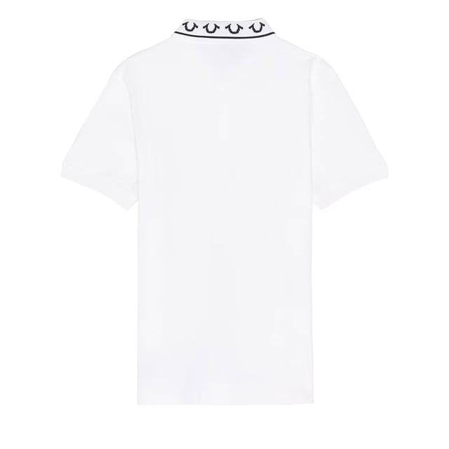 True Religion Mens Polo Shirt
Style Code:  107945
100% Cotton
Made in India
Embossed Arched True Religion Logo
Short Sleeve
Ribbed Collar & Sleeve
Soft Cotton Fabric
Relaxed Fit
Machine Washable
Split Side Hem