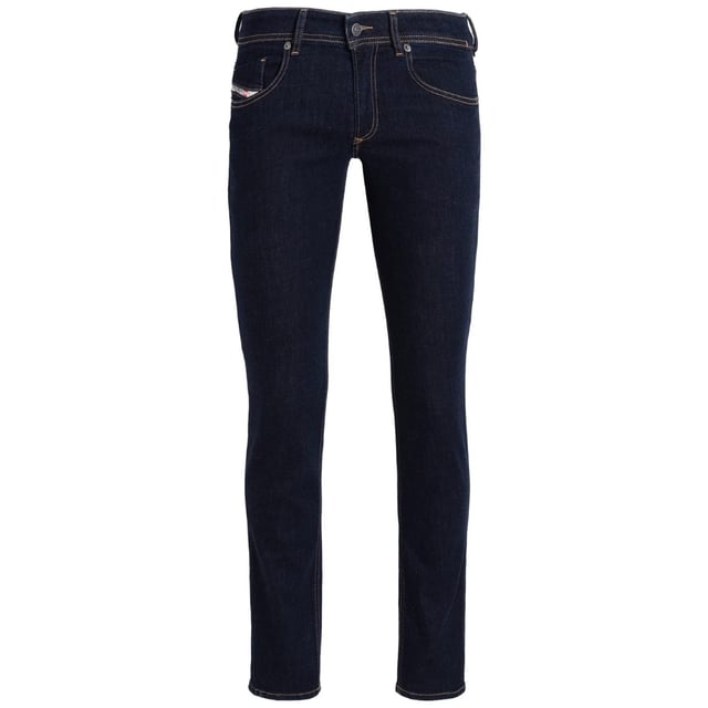 Diesel Blue Denim Pants,  Button Fly , 98% Cotton, 2% Elastane. Skinny Fit, Diesel Branding