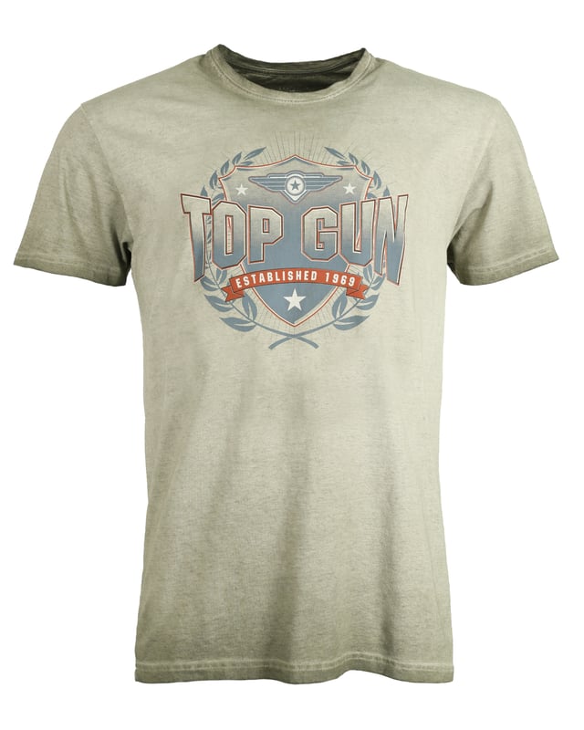 Der einzigartige Top Gun Stil spiegelt sich in diesem hippen Shirt wieder. Mit dem einzigartigem Aufdruck und dem bequemen Schnitt ist dieses Shirt ein wahres "Must Have".