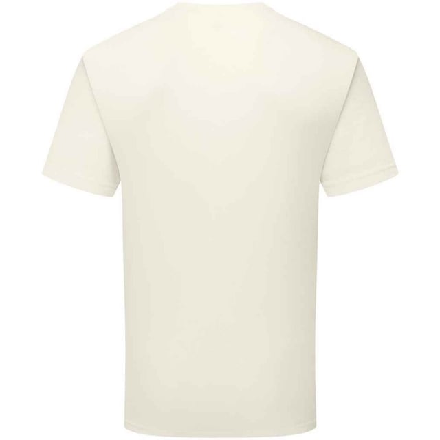 100% Combed Ring-Spun Natural Cotton. Fabric: Yarn. Design: Plain. Neckline: Crew Neck, Rib Knit. Sleeve-Type: Short-Sleeved. Self-fabric Shoulder-To-Shoulder Taping, Single Needle Stitching, Tearaway Label. Fit: Classic. 180gsm. S: 37 in. M: 40 in. L: 43 in. XL: 46 in. XXL: 49 in. 3XL: 52 in.